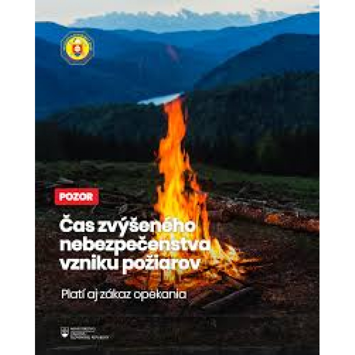 Nebezpečenstvo vzniku požiarov - odvolanie
